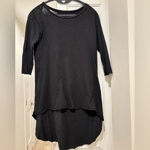 Frank & Eileen Tee Lab Hi-lo 3/4 sleeve cotton shirt